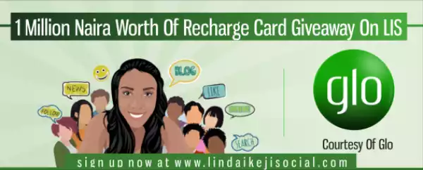 Yay! Globacom giving away N1million worth of recharge cards to LIS users